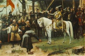 Conquest (The entry of the Hungarians in the Carpathian Basin) by Mihaly Munkacsy