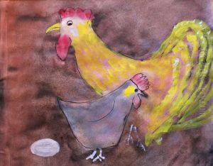 Hahn und Henne by unknown