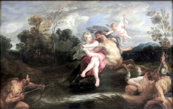 Der Centaur Nessus entfuhrt Dejanira. - view 1