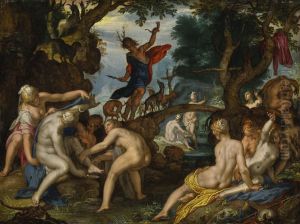 Diana and Actaeon by Joachim Wtewael (Uytewael)