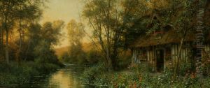 Diane's Cottage, Beaumnt-le-Roger by Louis Aston Knight