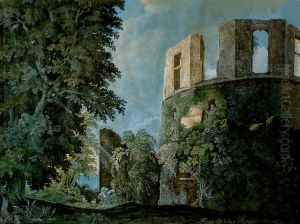 Dicker Turm Heidelberger Schloss by Karl Philipp Fohr