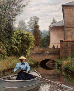 Summer Day by Clovis Francois Auguste Didier