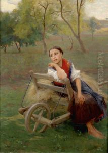 Nach der Arbeit by Philip de Laszlo