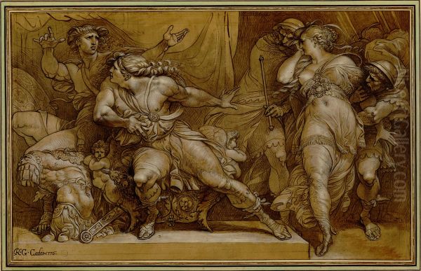 Achilles and Briseis - view 1