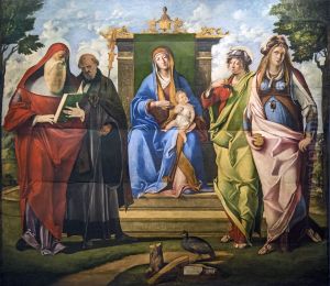 Madonna and Child with Saints Jerome, Benedict, Mary Magdalene and Justina