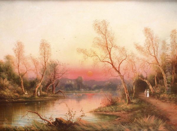 The Lake, Wanstead Park. - view 1
