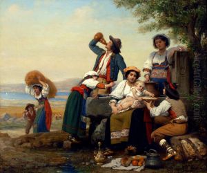 Il tempo della mietitura by Celestin Joseph Blanc