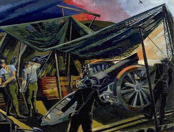 A Howitzer Firing - view 1