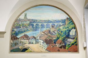 Zaehringen Bridge in Fribourg