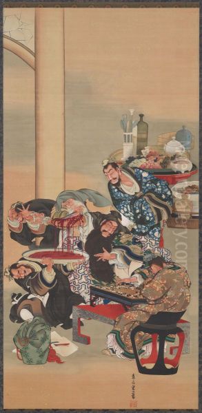 Operating on Guan Yu's Arm - view 1