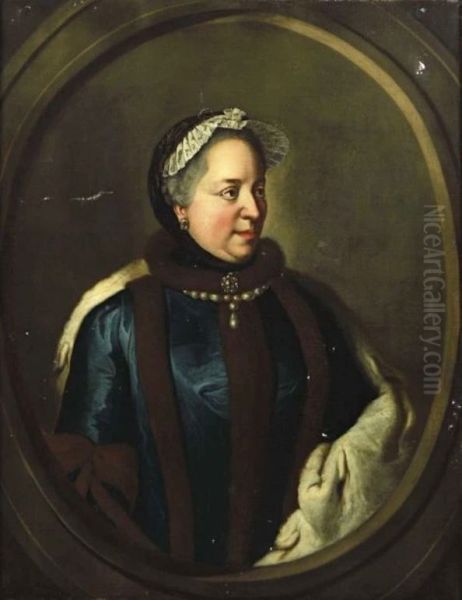 Portrait de Marie-Therese d'Autriche en deuil - view 1