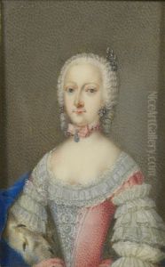 Portrait of Louisa, Duchess of Saxe-Hildburghausen (1726-1756) by German School