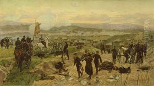 The battle at Plevna August 27, 1877 by Nikolai Dmitriev-Orenburgsky