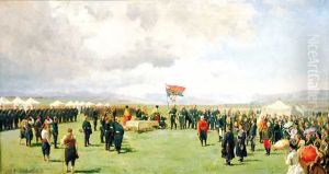 Consecration of the flag Bulgarian home guards by Nikolai Dmitriev-Orenburgsky