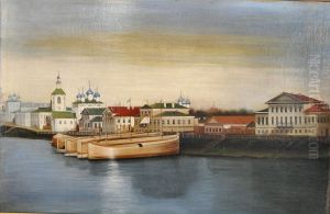 Dmitrievskaya enbankment in Vologda