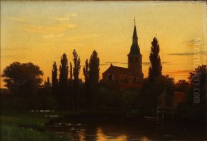 St. Canute's Church in Odense. by Eiler Rasmussen Eilersen