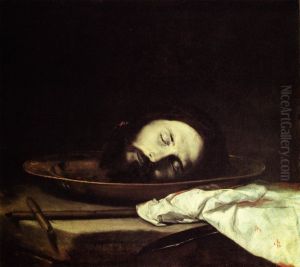 Testa del Battista by Jusepe de Ribera
