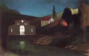 Electric Station at Jajce at Night by Tivadar Csontvary Kosztka