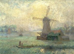 Wind Mill, Holland by Maurice Galbraith Cullen