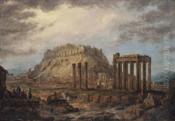 View of Athens from the Ilissus - view 1