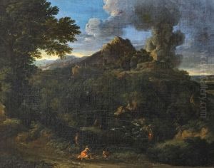 Tivoli fireFrancais:Incendie de TivoliItaliano:Fuoco di Tivoli by Gaspard Dughet