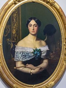 Woman PortraitFrancais:Portrait de femmeItaliano:Ritratto di dona by Jean-Leon Gerome