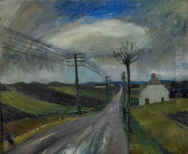 A road and a house. - view 1