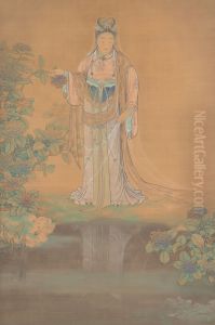 Reflection in the Water by Hishida Shunso