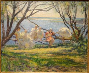 My Family at Cotuit by Edmund Charles Tarbell