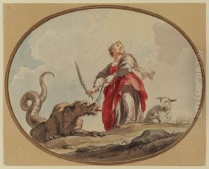 Saint Margaret by (studio of) Rubens, Peter Paul