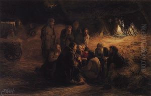 Reading of the manifesto of February 19, 1861 by Grigoriy Myasoyedov