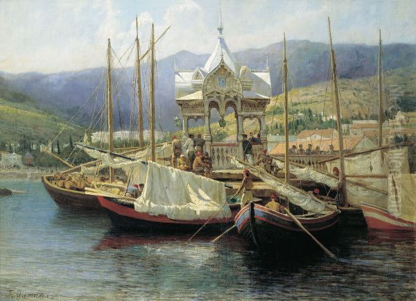 A Wharf in Yalta - view 1
