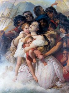 Naufragio del <<Joven Daniel>> by Raymond Monvoisin
