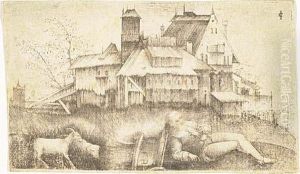 The Old Shepherd<</b&gt by Giulio Campagnola