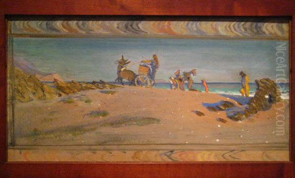 Odysseus and Nausicaa - view 1