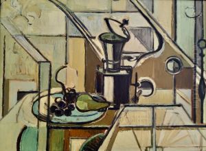 Still life with pepper grinder by Diane Esmond