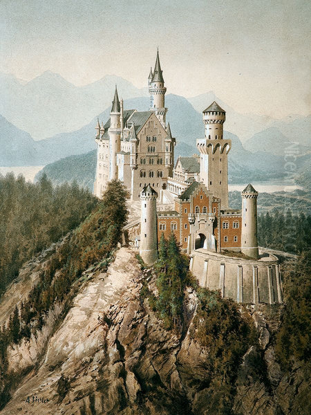 Schloss Neuschwanstein - view 1