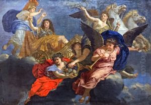 Allegory to the glory of Louis XIVFrancais:Allegorie a la gloire de Louis XIVItaliano:Allegoria alla gloria di Luigi XIV Allegory to the glory of Louis XIVFrancais:Allegorie a la gloire de Louis XIVItaliano:Allegoria alla gloria di Luigi XIV