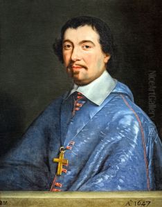 Portrait of Monsignor Pierre de BertierFrancais:Portrait de Monseigneur Pierre de BertierItaliano:Ritratto di monsignor Pierre de Bertier by Philippe de Champaigne