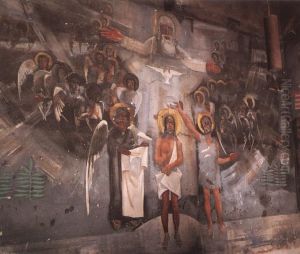 Baptism of Christ by Vilmos Aba-Novak