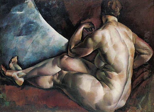 Nude from the Back (Seated Nude, Nude Study) - view 1