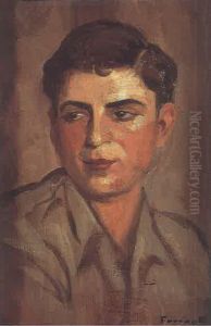 Portrait de Fadlo Khauli. by Moustafa Farroukh