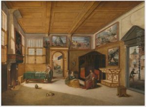 Jesus in the House of Martha and Mary by Abel Grimmer