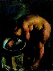 Eta is Bathing by Vilmos Aba-Novak