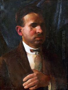 Male Portrait (Portrait of architect Ferenc Marton) by Vilmos Aba-Novak