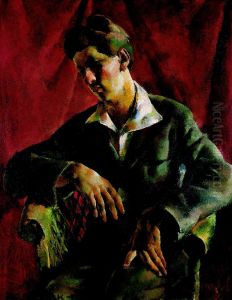 Portrait of Jozsef Hanak by Vilmos Aba-Novak