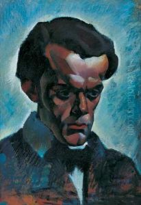 Portrait of the Violinist Vilmos Ibranyi by Vilmos Aba-Novak