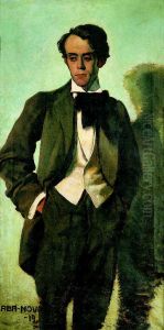Portrait of Tibor Idranyi by Vilmos Aba-Novak