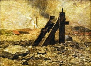 Abandoned shaft by Constantin Meunier